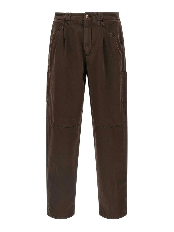 BRUNELLO CUCINELLI: casual trousers - Ergonomic Pants
