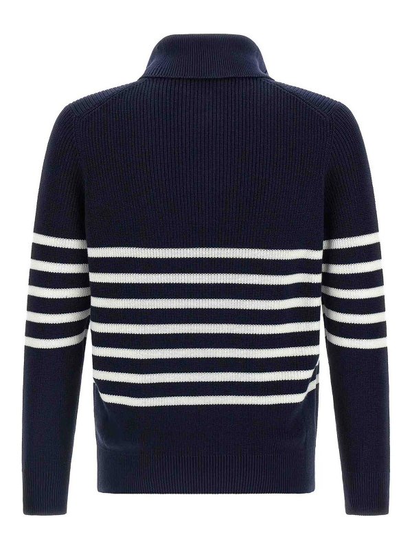 BRUNELLO CUCINELLI: クルーネック online - クルーネック - ブルー