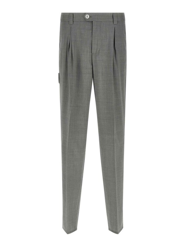 BRUNELLO CUCINELLI: カジュアルトラウザー - カジュアルパンツ - グレー