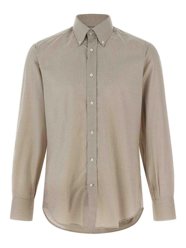 BRUNELLO CUCINELLI: Camisas - Camisa - Beis
