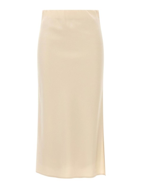 BRUNELLO CUCINELLI: Knee length skirts & Midi - Pencil Fluid Skirt