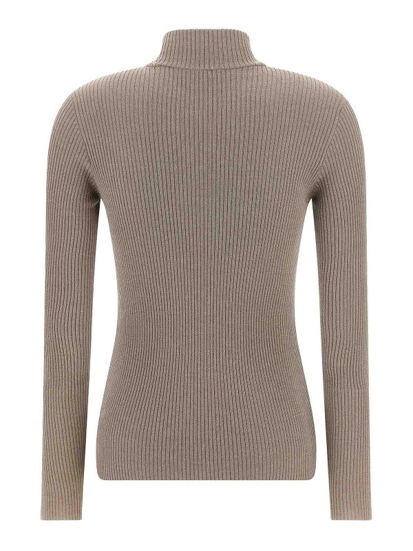BRUNELLO CUCINELLI: Rollkragenpullover  und Polo-Ausschnitt online - Rollkragenpullover - Beige