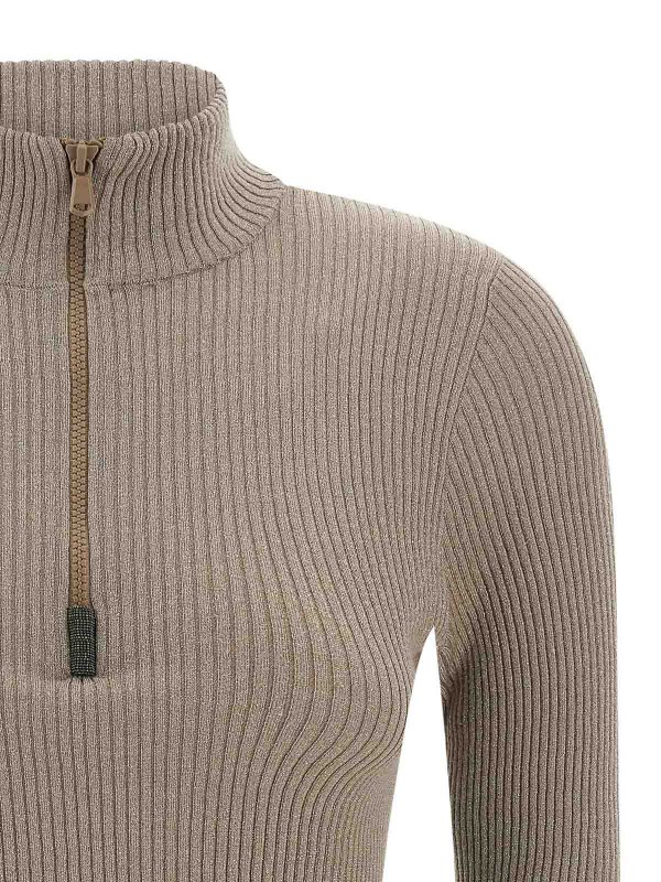 The Best Shops BRUNELLO CUCINELLI: Rollkragenpullover  und Polo-Ausschnitt - Rollkragenpullover - Beige
