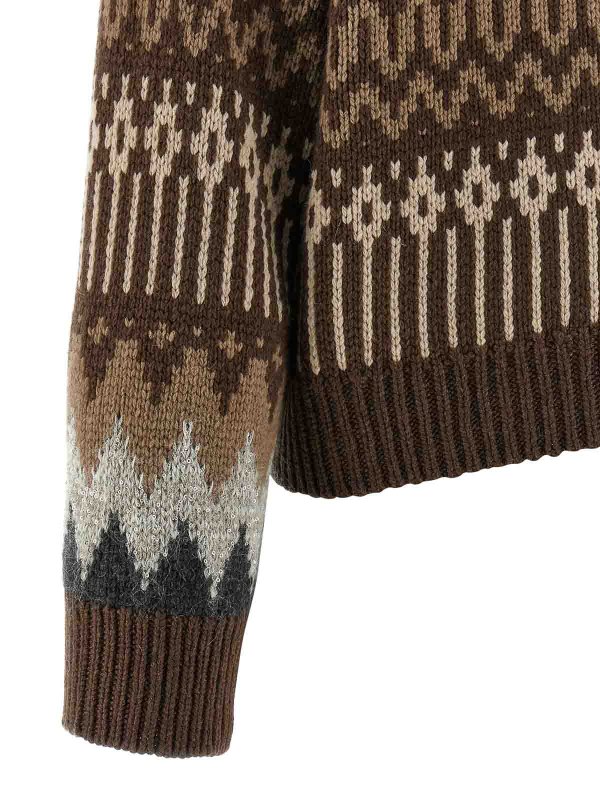 Sequin And Cashmere Sweater shop online: BRUNELLO CUCINELLI