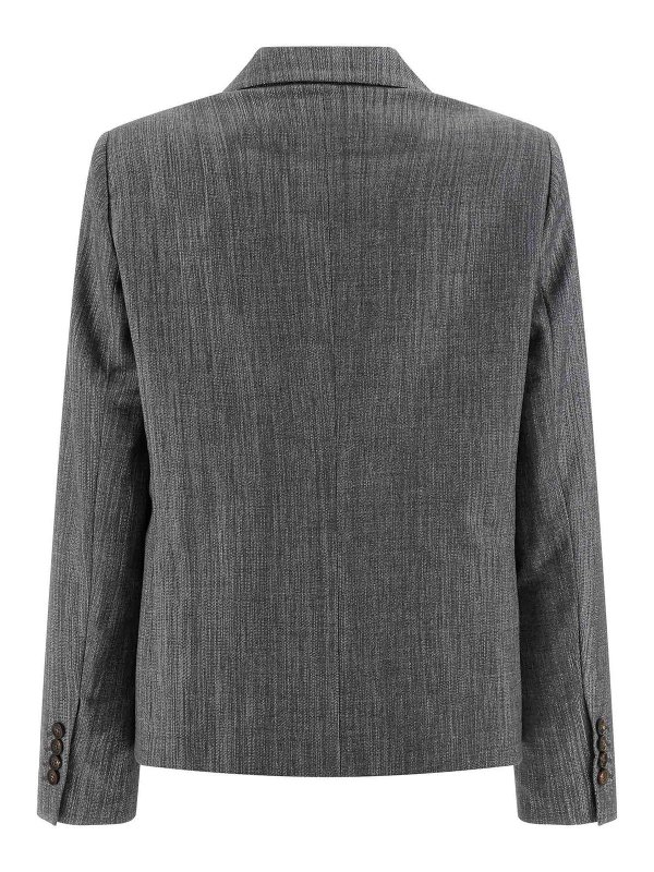 BRUNELLO CUCINELLI: Vestes de costume online - Blazer - Argent