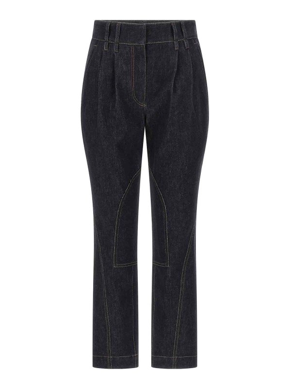 BRUNELLO CUCINELLI: flared jeans - Equestrian Jeans