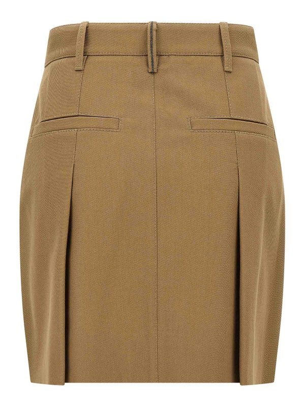BRUNELLO CUCINELLI: mini skirts online - Pleated Skirt