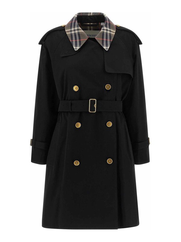 BURBERRY: cappotti trench online - Trench medio