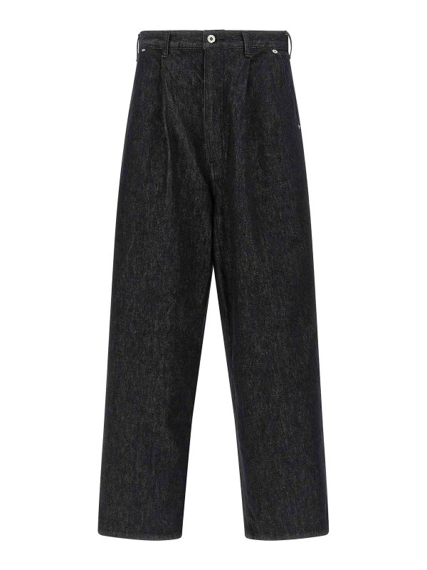 COMME DES GARÇONS HOMMES PLUS: flared jeans - Wide Leg Jeans