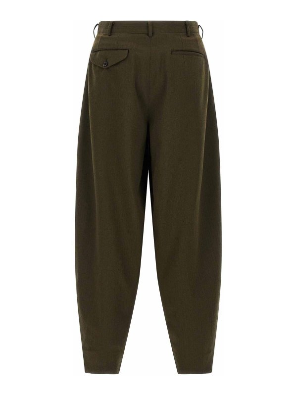 COMME DES GARÇONS HOMMES PLUS: カジュアルトラウザー online - カジュアルパンツ - 緑