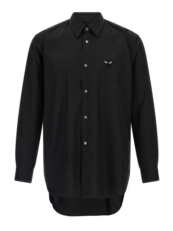 Comme des Garçons Play: Chemises - Chemise - Noir