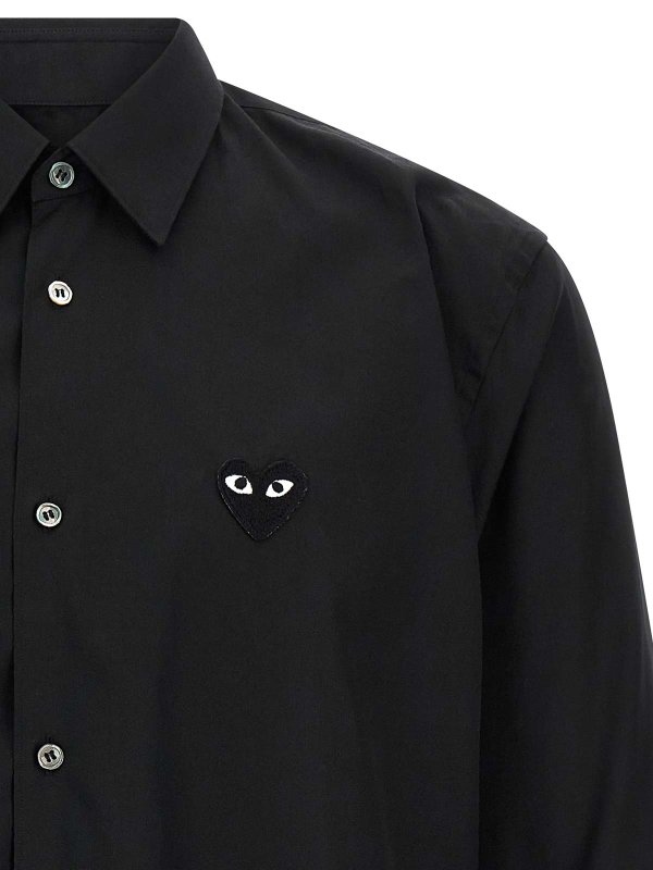 The Best Shops Comme des Garçons Play: Chemises - Chemise - Noir