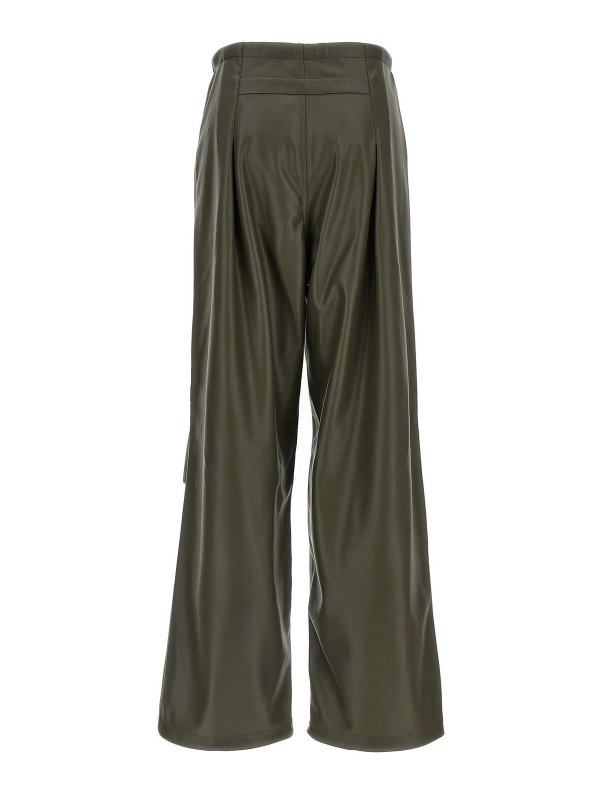 DARKPARK: Pantalones de cuero online - Pantalones De Cuero - Verde