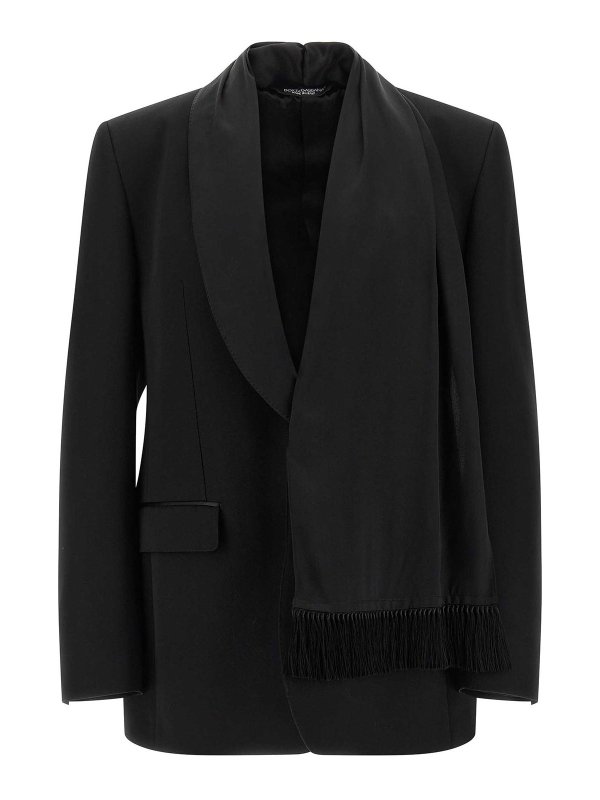 DOLCE & GABBANA: blazers - Shawl Neck Blazer