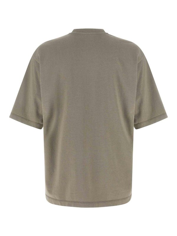 DOLCE & GABBANA: t-shirts online - Flocked Print T-Shirt