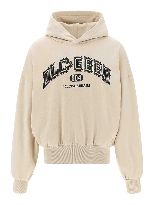 DOLCE & GABBANA: Sweatshirts und Pullover - Sweatshirt - Beige