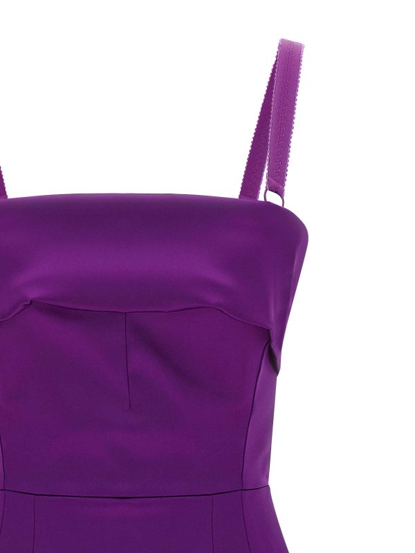 The Best Shops DOLCE & GABBANA: knee length dresses - Satin Dress