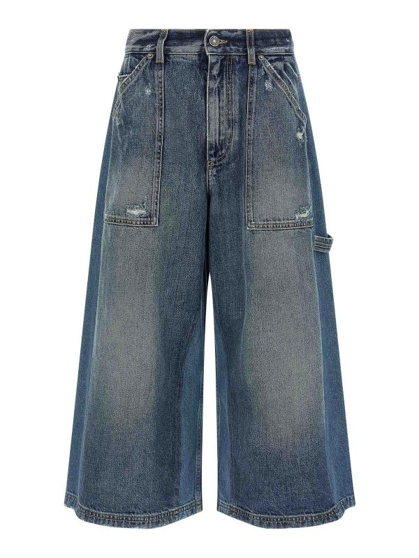 DOLCE & GABBANA: Hosen Shorts - Shorts - Blau