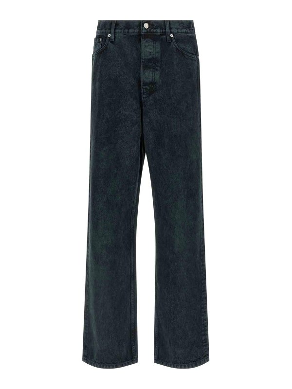 DRIES VAN NOTEN: straight leg jeans - Pine Jeans