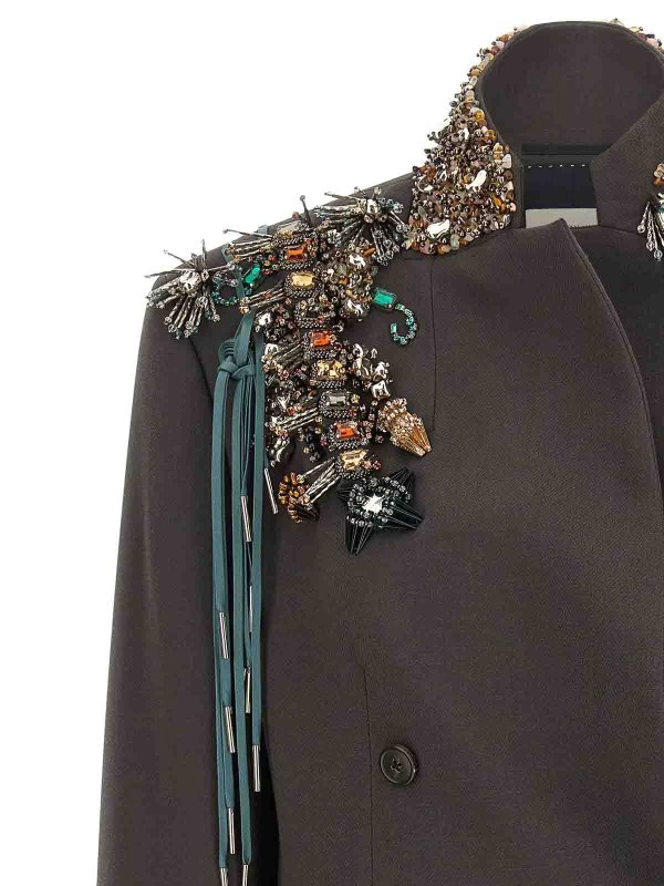 The Best Shops DRIES VAN NOTEN: Blazer - Blazer - Grau