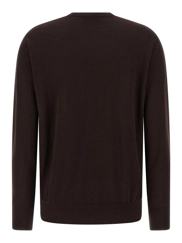 DRIES VAN NOTEN: クルーネック online - クルーネック - ブラウン