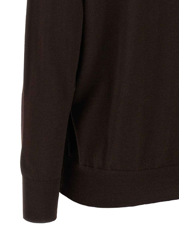 クルーネック - ブラウン shop online: DRIES VAN NOTEN