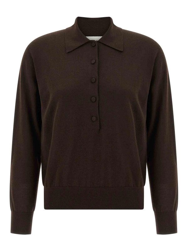 DRIES VAN NOTEN: Polos - Polo - Marrón