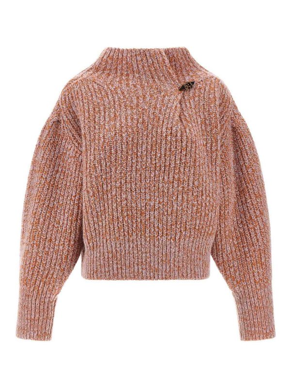 DRIES VAN NOTEN: Strickpullover mit Rundhalsausschnitt - Rundhalspullover - Bunt