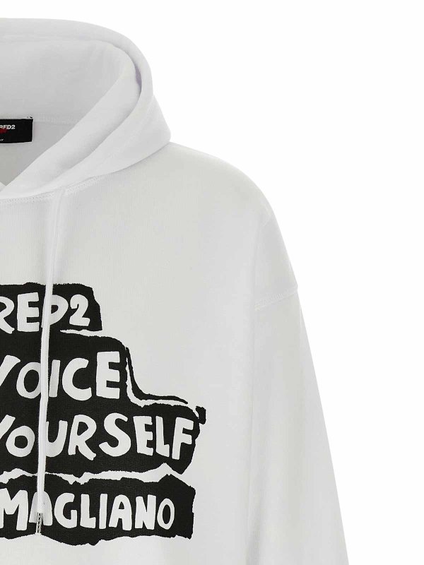 The Best Shops DSQUARED2: Sweatshirts & Sweaters - Magliano X  Capsule Hoodie