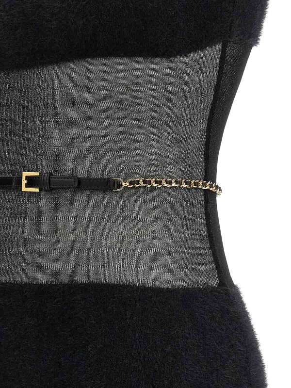 Abito con inserto in garza shop online: ELISABETTA FRANCHI