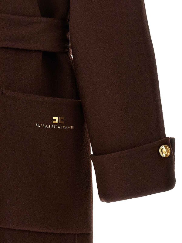 Trenchcoat - Braun shop online: ELISABETTA FRANCHI