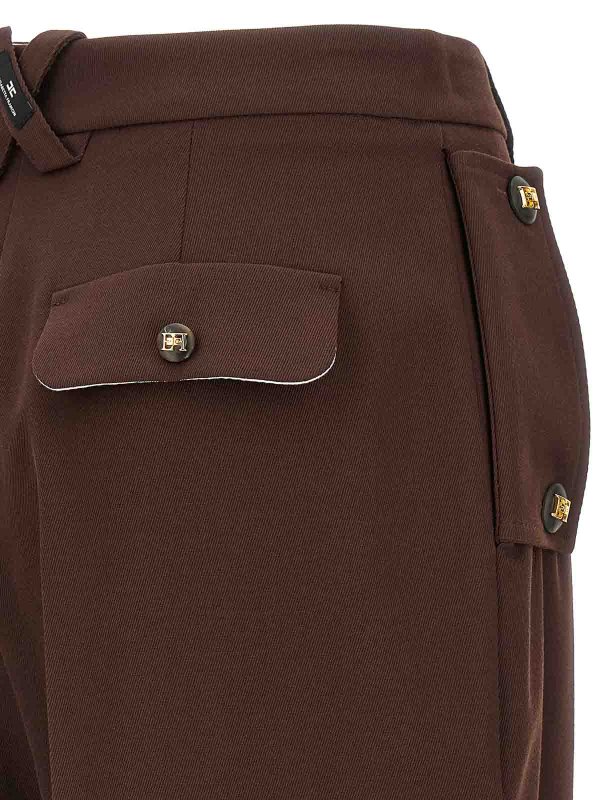 Pantalón Casual - Marrón shop online: ELISABETTA FRANCHI