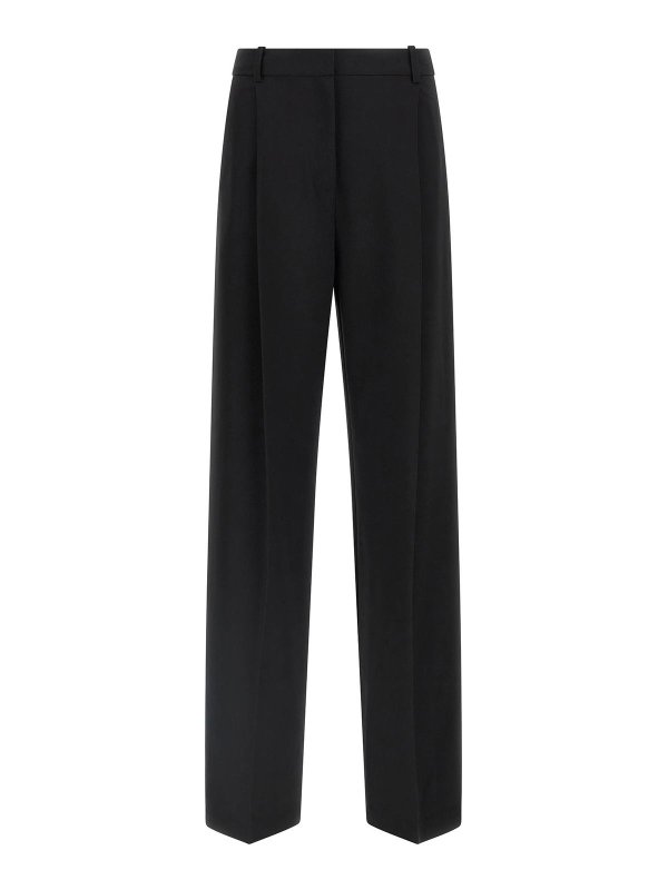 ELISABETTA FRANCHI: pantaloni casual - Pantaloni in cady fluido