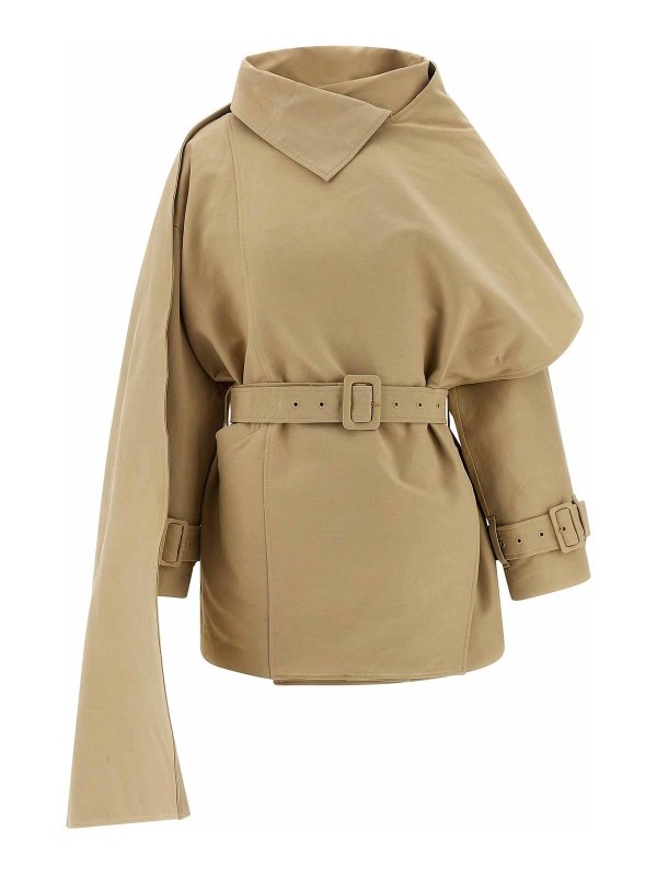 ENTIRE STUDIOS: Turtlenecks & Polo necks - Mini Scarfcoat Coat