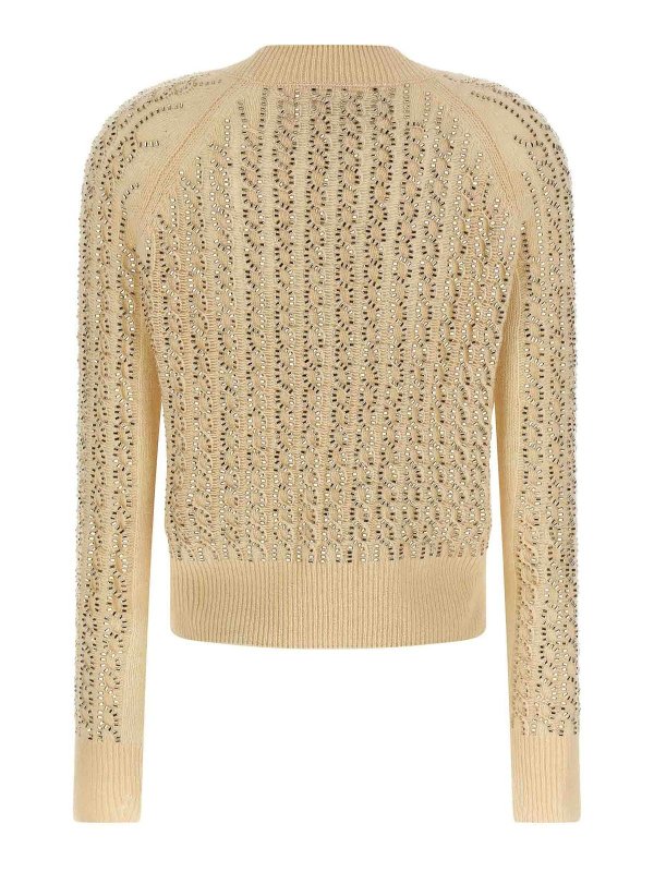 ERMANNO SCERVINO: crew necks online - Baguette Studded Sweater