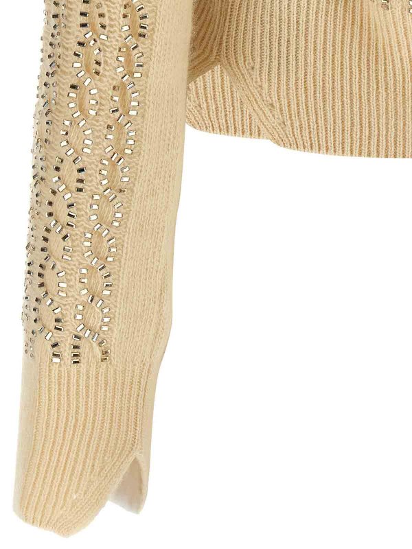 Baguette Studded Sweater shop online: ERMANNO SCERVINO