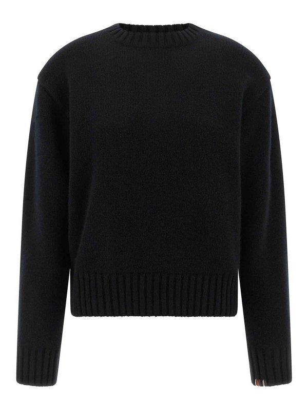 EXTREME CASHMERE: Pull col rond - Pull Col Rond - Noir