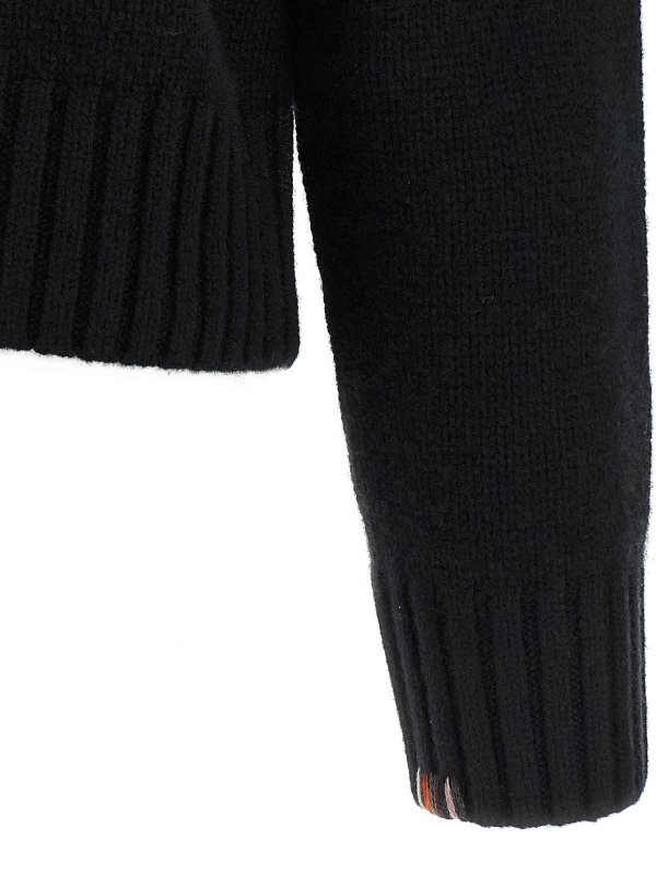 Pull Col Rond - Noir shop online: EXTREME CASHMERE