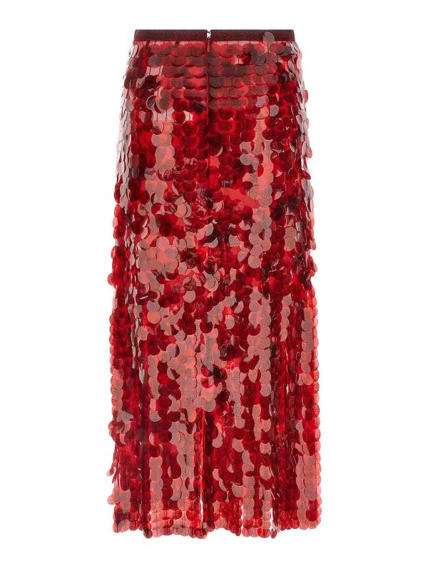 FABIANA FILIPPI: jeans a zampa online - Gonna di paillettes