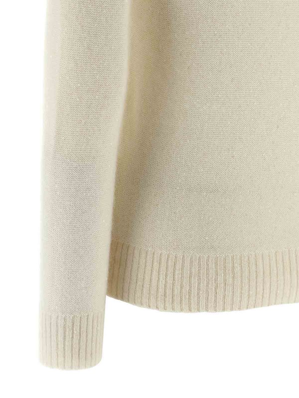 Rundhalspullover - Weiß shop online: FABIANA FILIPPI