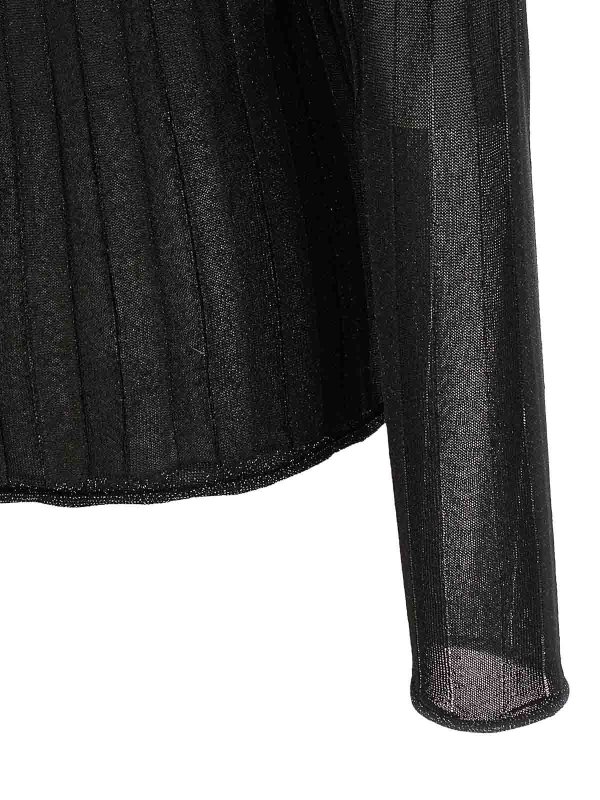 Rundhalspullover - Schwarz shop online: FABIANA FILIPPI