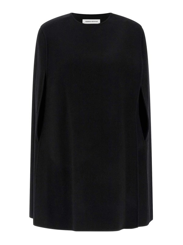 FEDERICA BONIFACI: Capes &  Ponchos - Wrap Cape