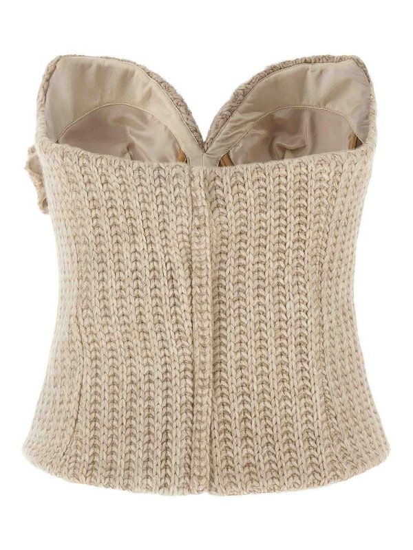 GIUSEPPE DI MORABITO: Tops & Débardeurs online - Top - Beige