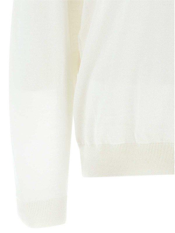 Rundhalspullover - Weiß shop online: Hugo Boss