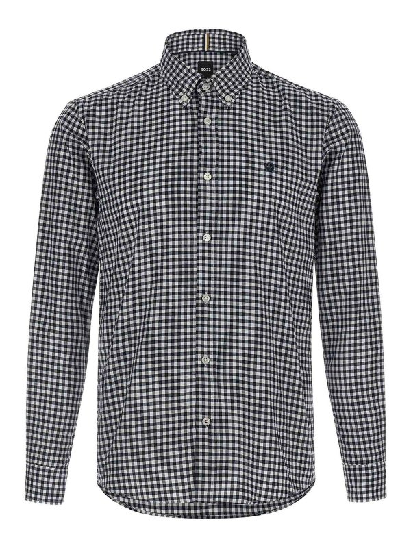 Hugo Boss: シャツ - シャツ - ブルー