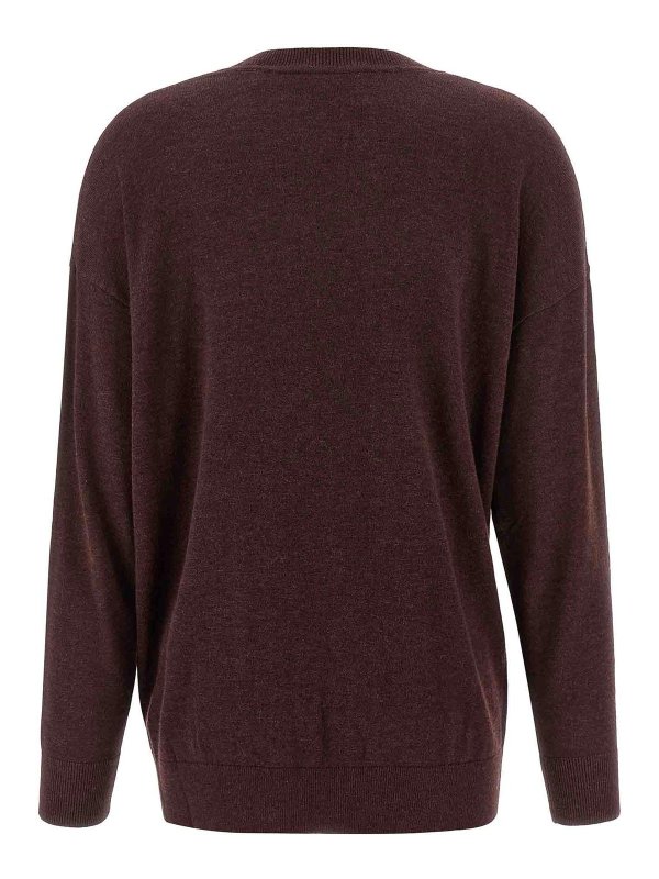 ISABEL MARANT: クルーネック online - クルーネック - ダークレッド