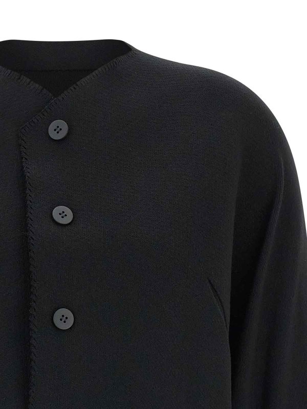 The Best Shops ISSEY MIYAKE: Cardigans - Cardigan - Schwarz