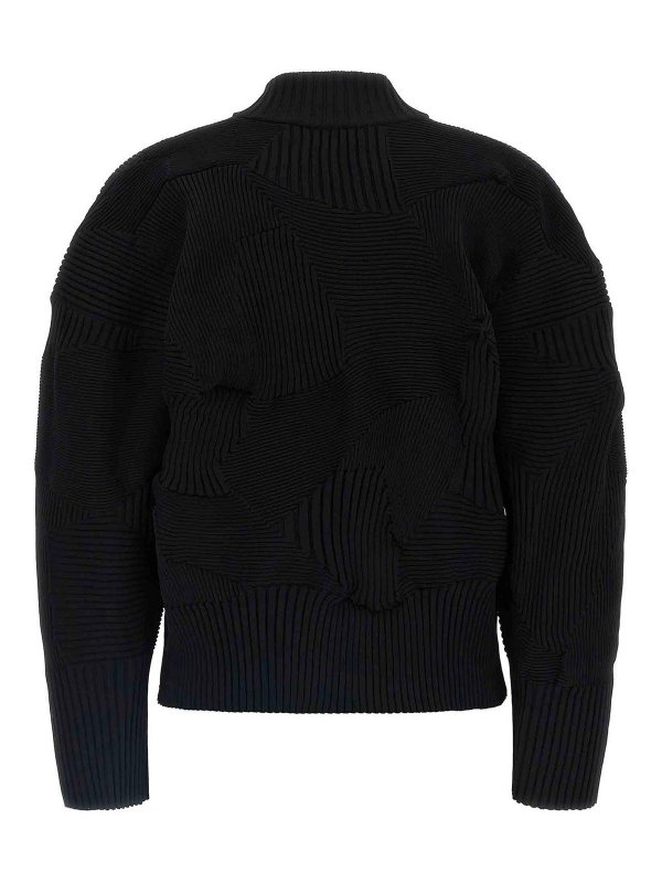 ISSEY MIYAKE: カーディガン online - カーディガン - 黒