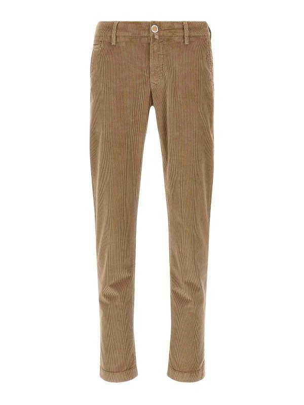 JACOB COHEN: Pantalons casual - Pantalons Décontractés - Beige