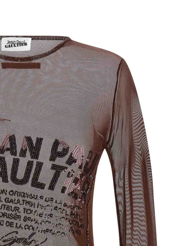 The Best Shops JEAN PAUL GAULTIER: Tops & Débardeurs - Top - Rouge Brun
